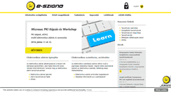 Desktop Screenshot of e-szigno.hu